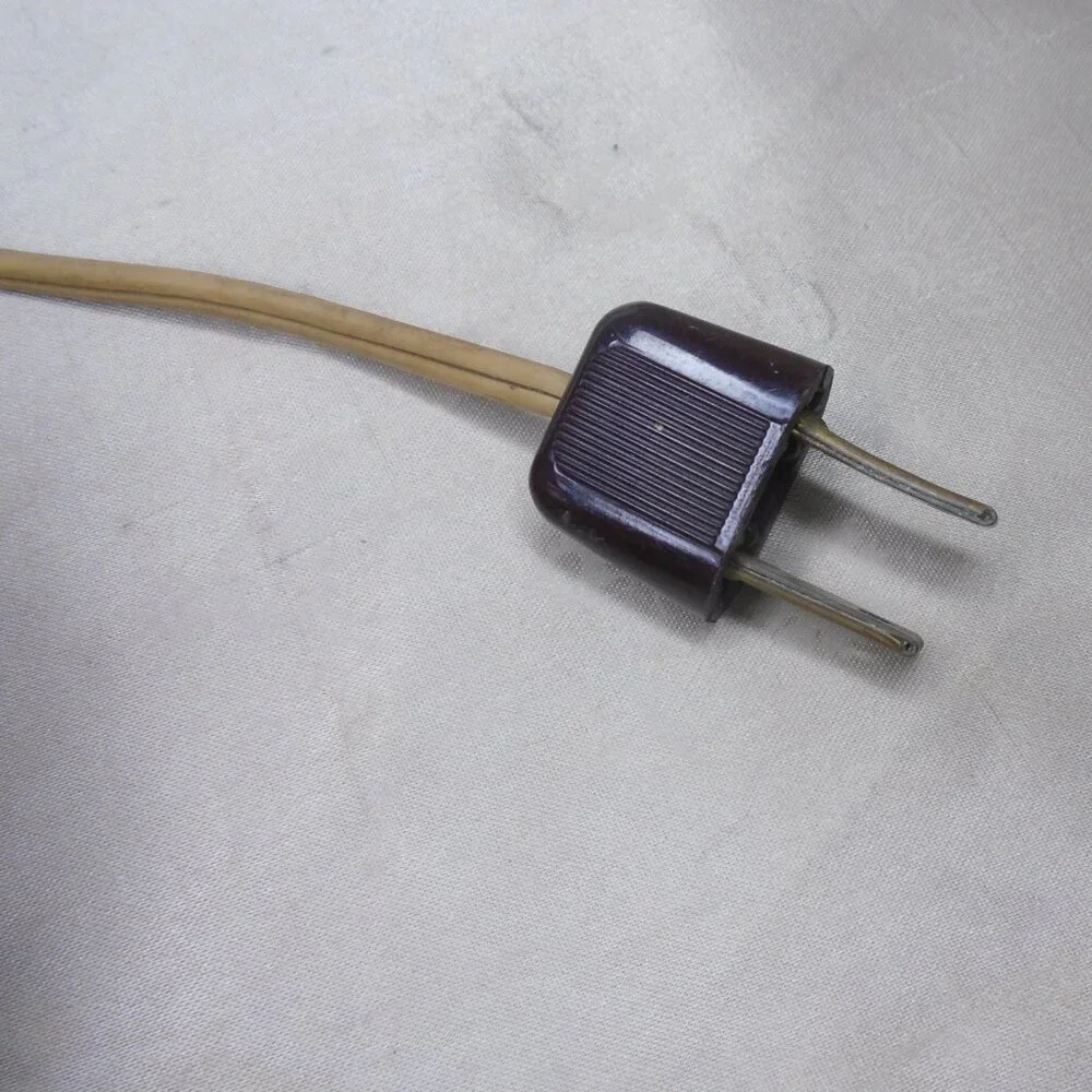 Small Vintage Lamp Glazed Ceramic Light 40s 1940s Retro Lighting - Picture 6 of 15